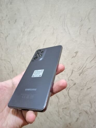 telefon duyməli: Samsung Galaxy A73 5G, 256 GB, rəng - Boz, Düyməli, Sensor, Barmaq izi — 7