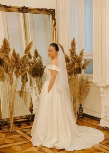 toy paltar modelleri: Свадебное платье, размер M-L — 2