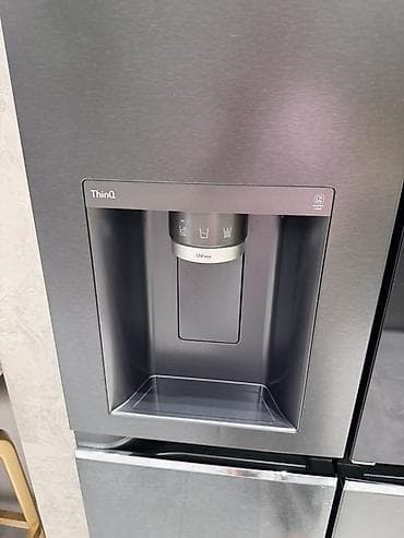 mini pirinter: 2 qapılı LG Soyuducu Satılır, rəng - Qara, Dispenserli — 4