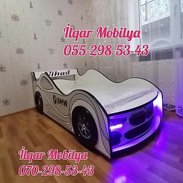 Yeni, Sifariş ilə, Maşın-çarpayı, Matrassız, Siyirməsiz