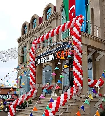forma ucuz: Şar dekoru - Tədbir bəzədilməsi: giriş qövsü, sütun kompozisiyaları — 2