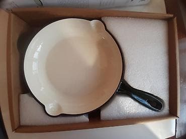 elektrik tava: Tava, rəng - Yaşıl, Çuqun, 26 sm, Karaca — 4