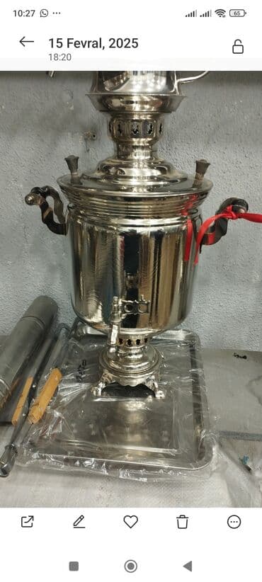 j 7: Yeni Od Samovar, 7 l, Ünvandan götürmə — 1