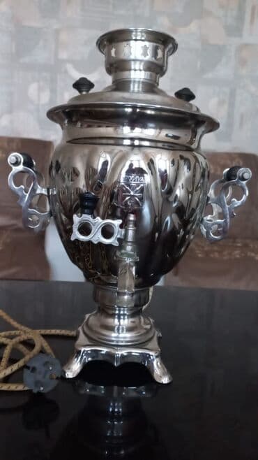 Yeni Elektrik Samovar, 3 l, Ünvandan götürmə