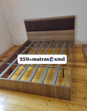 masinli kravat: İkinəfərlik, Bazasız, Ödənişli matras, Siyirməsiz, MDF — 9