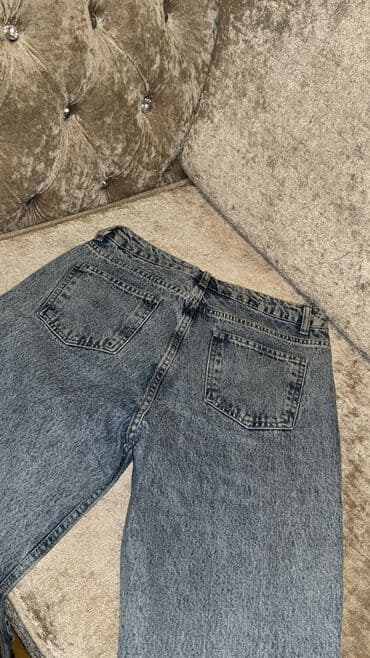 boyfriend şalvar qız üçün: Cinslər, Zara, M, rəng - Mavi — 4