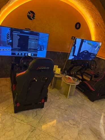 oyun sukani: XDrive yarış simulyatorları tam dəsti. Qara və qırmızı rəngli — 6