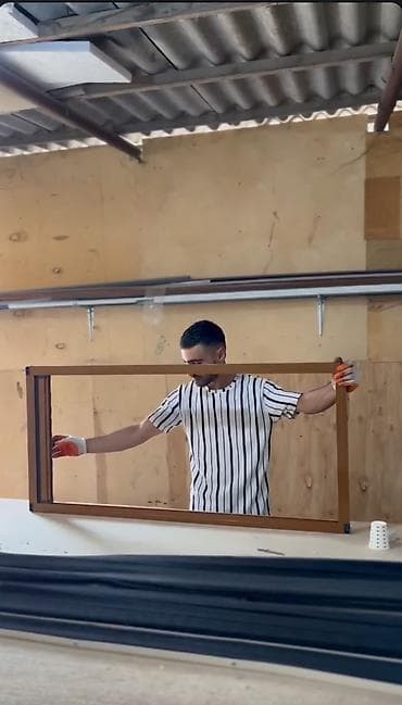 Qapi ve pencereler üçün qarmoşqa ağcaqanad torlarina sifariş qebul