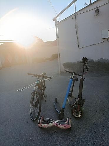 elektro scuter: Velosiped + skuter dəsti - Şəhər və park sürüşləri üçün uyğun — 3