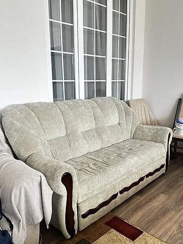 yataq kreslo: İşlənmiş, Klassik divan, Divan, Bazasız, Açılmayan — 4