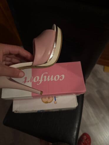 tekstil uşaq şəp şəpləri: Ölçü: 37, rəng - Çəhrayı, Yeni — 2