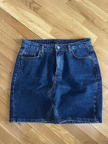 Ətəklər: Brend: Trendyol Model: Cins ətək - Material: 100% denim (cins parça) — 1