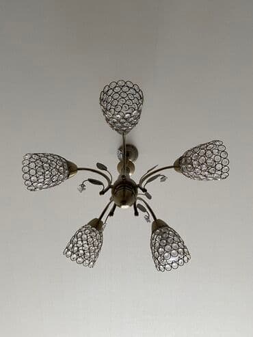 çılçıraq mağazaları: Çılçıraq, 5 lampa, Metal — 3