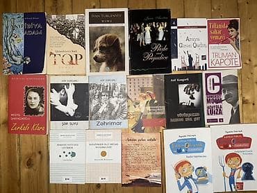 Kitabların hər biri 1 azn. Tək - tək satılmır. Minimum 4 kitab alana — 1