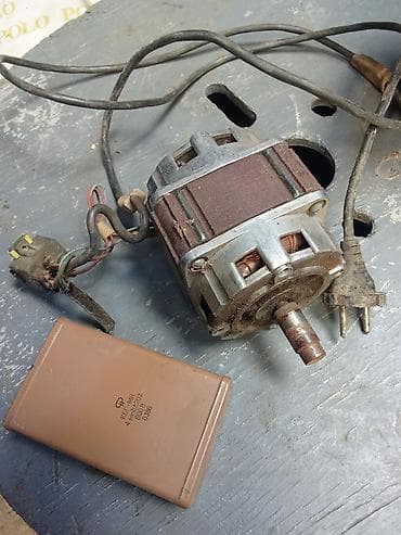 hummer motor: Sovet istehsalı elektrik mühərriki və işə salma kondensatoru dəsti — 3