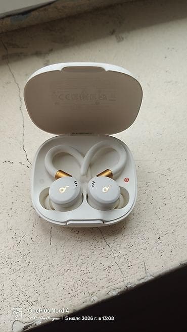 sub dinamik: İşlənmiş Simsiz (Bluetooth) Qulaqcıqlar, Anker, rəng - Ağ — 3