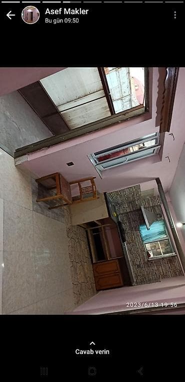 sabuncuda kiraye evler bazarin yani: 2 otaqlı həyət ev kirayə verilir Addenli heyət evdir sakit rahat bir — 2