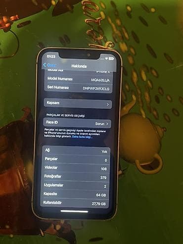 13 pro max dubai: IPhone X, Ağ, Face ID — 5