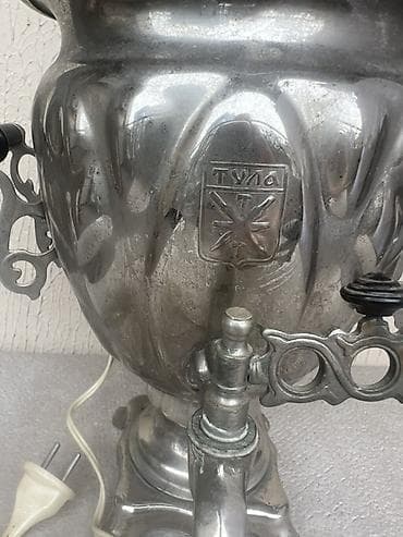 inter: Elektrikli samovar – “Tula” markası - Klassik rus üslubunda metal — 2