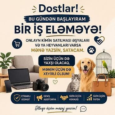 Xidmətlər: Onlayn satış xidməti Satılması nəzərdə tutulan əşyalarınız və ya — 2