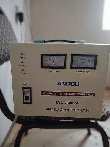 свв 500: ANDELI SVC-7500VA avtomatik gərginlik tənzimləyicisi (AC Automatic — 1