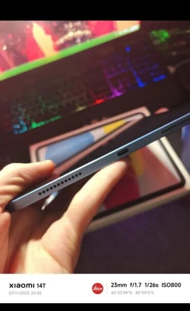 Lenovo: İpad 10 (2022) 64 Yaddaş Çox Tecili Satilir Ehtiyacdan Dolayi Satilir — 7