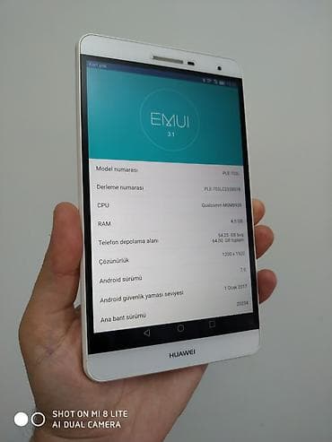 Apple iPad: Huawei MediaPad X2 (PLE-703L) planşet - Ekran: 7.0 düym IPS, 1200 × — 2