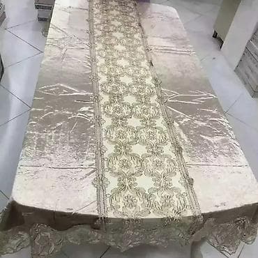 novruz bayramı şekilleri: Yeni rəng - Bej Məxmər Süfrə, Ödənişli çatdırılma — 1