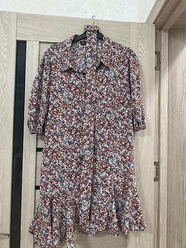 Женская одежда: Hər biri 15m Qadınlar üçün 2 ədəd çiçək naxışlı don dəsti - Model — 2