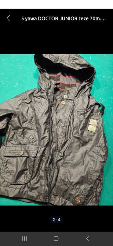 Boşqablar: DOCTOR JUNIOR uşaq gödəkçə dəsti - Ölçü: 5–6 yaş - Brend: Doctor — 2