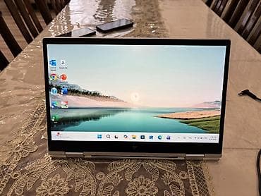 i5 prosessor: HP EliteBook x360 2-in-1 noutbuk - 13.3" toxunma ekranı, 360° menteşə — 4