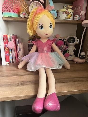 pop it azerbaijan: Böyük ölçülü yumşaq kukla – rəngarəng balerin model - Material — 1