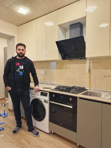 taxt ortukleri: Sifarişlə mətbəx dəsti, Özü çəkən petlələr, Mat laminat, Kredit var, Pulsuz çatdırılma — 1