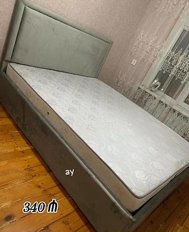 İkinəfərlik çarpayı, Matras ilə, Siyirməsiz