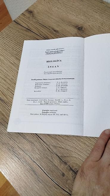 insan anatomiyasi kitabi pdf: Biologiya 9-cu sinif, 2014 il, Ödənişli çatdırılma, Ünvandan götürmə — 3