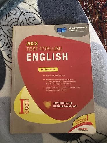 İngilis dili Testlər 11-ci sinif, DİM, 1-ci hissə, 2023 il