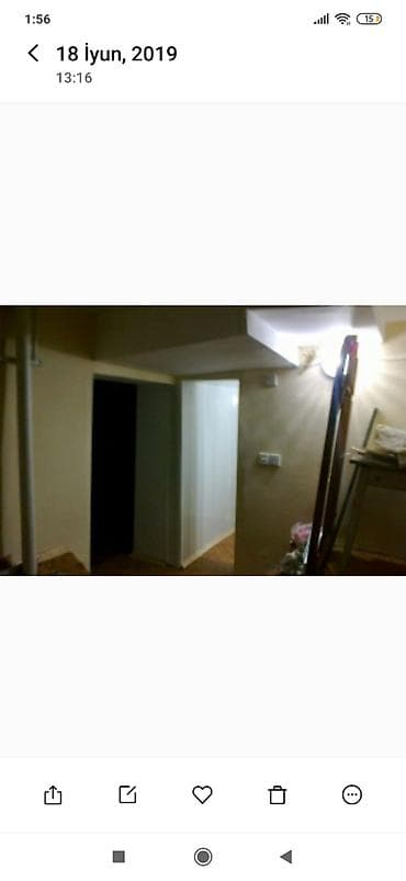 studio menzil kiraye: 30 kv. m, 1 otaqlı, Qaz, İşıq, Su — 5