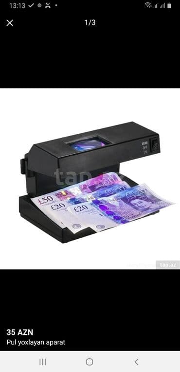 pul sayan aparat qiyməti: Pul yoxlayan aparat Pul detektoru 💶 Pul yoxlayan aparat ▪️Xususi — 2