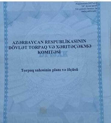 kirayə evlər bakıda: 4 sot, Tikinti, Mülkiyyətçi, Kupça (Çıxarış) — 2