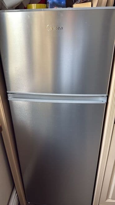 soyuducu 100: 2 qapılı Midea Soyuducu Satılır, rəng - Gümüşü — 1