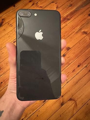 iphone x barter: IPhone 8 Plus, 64 GB, Qara, Barmaq izi — 3