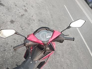 disk: Yongfu skuter/moped - Kuzov rəngi: qırmızı-qara - Nömrə lövhəsi: “00 — 4