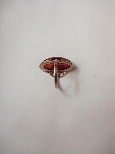 kehrebe: Üzük, Sarı qızıl, 583 Əyar, Kəhrəba — 3