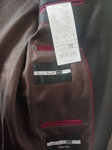 прокат мужских костюмов в баку: Kostyum (Tünd qəhvəyi) Şalvar ölçüləri : Bel umumi 84sm uzunluq — 3