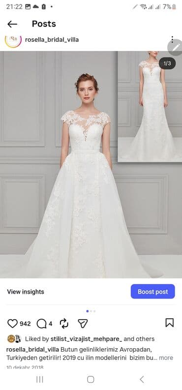 brend geyimlər: Gəlinliklər satılır 50 azndən başlayan qiymətlərlə 051 6468914 — 7