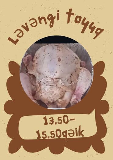 Süd məhsulları və yumurtalar: Məhsul: Ləvəngili toyuq Təsvir: - İçliyi bol ləvəngi ilə doldurulmuş — 3