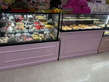 soyuducu təzə: Şirniyyat və tort mağazası vitrinləri ilə birlikdə Məhsul və xidmət — 2