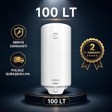 Ariston 100 l, Yeni, Kredit yoxdur, Pulsuz çatdırılma, Rayonlara çatdırılma — 1