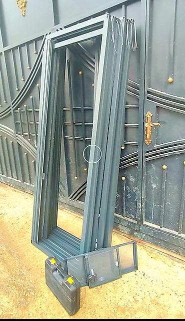 aluminium qapi pencere: Alüminium sürgülü pəncərə/çərçivə dəsti - Material: yüksək — 1