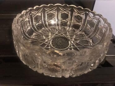 Temiz xrustal qablar